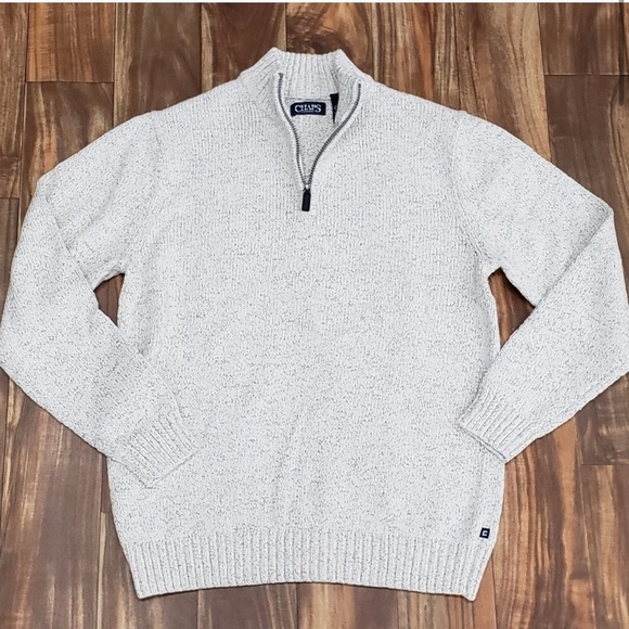 ππ€New Chaps by Ralph Lauren 1/4 zip sweater - Picture 3 of 9
